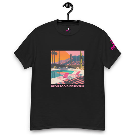 EzPanda® Neon Poolside Reverie: Men's Graphic Tee