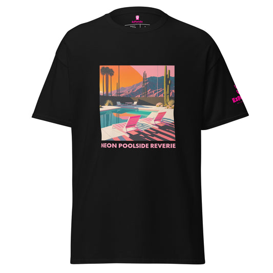 EzPanda® Neon Poolside Reverie: Men's Graphic Tee
