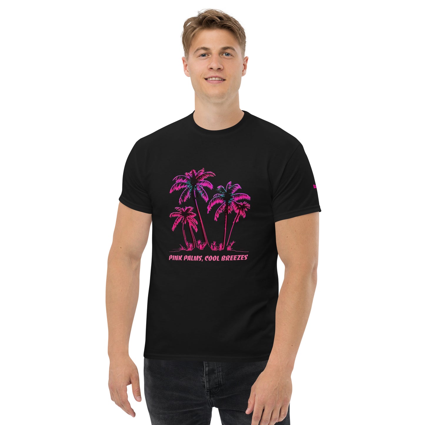 EzPanda® Pink Palms: Men's Graphic Tee