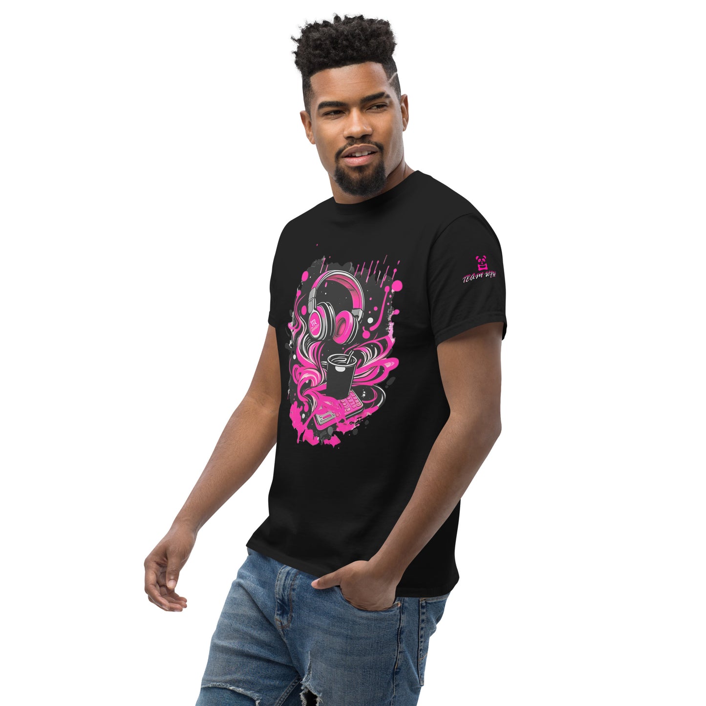 EzPanda® Neon Team WFH Base: Men’s Graffiti Tee