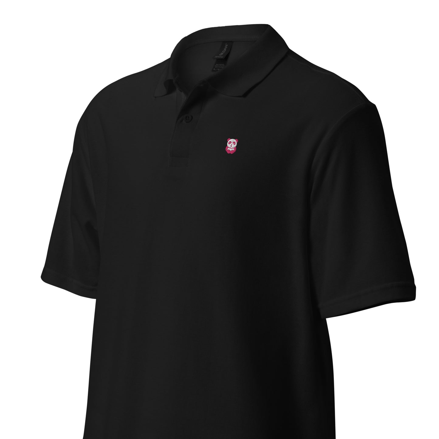 EzPanda® Chic Noir: Unisex Pique Polo Shirt