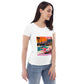 EzPanda® Neon Poolside Reverie: Women's Eco-Friendly Graphic Tee