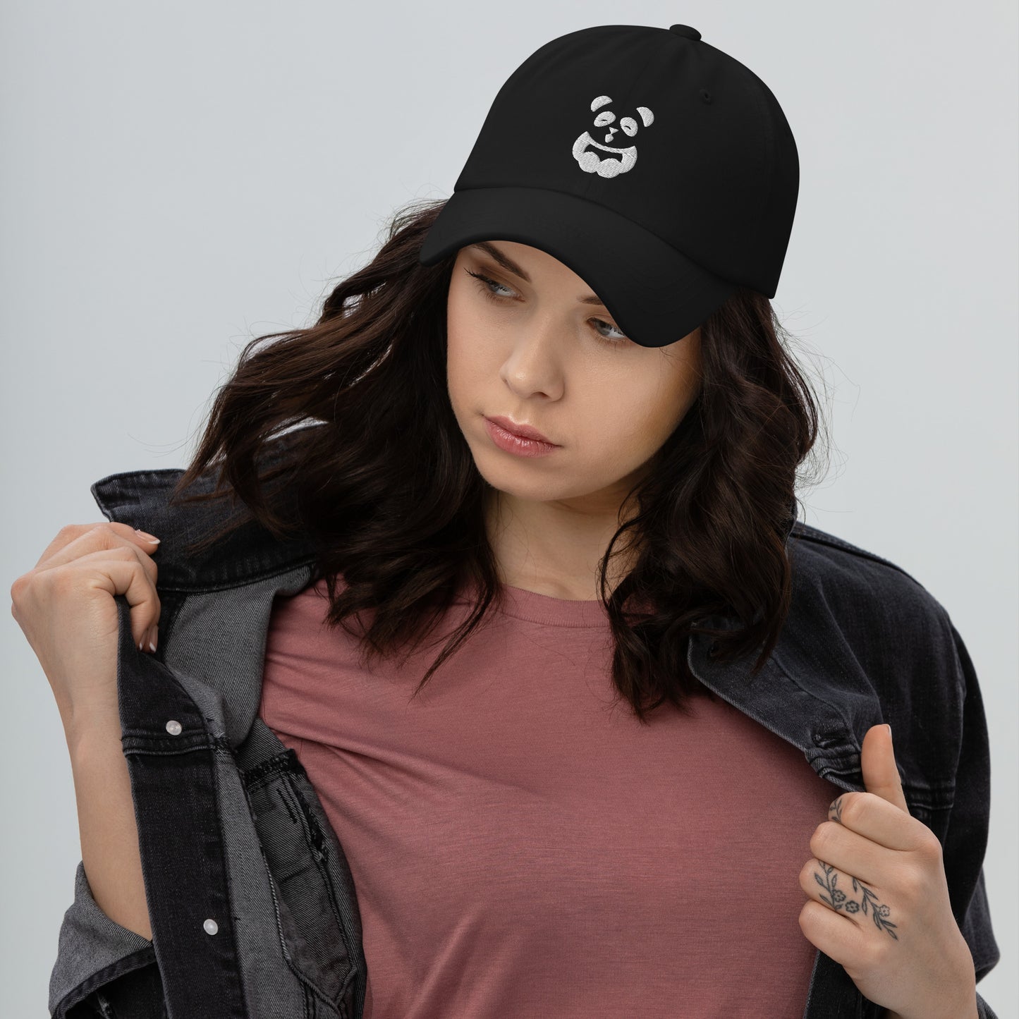 EzPanda® Classic Baseball Cap (Alternate Logo - Transparent White)