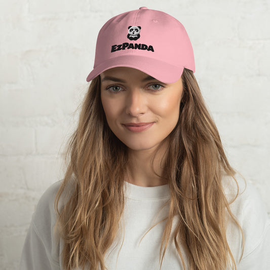 EzPanda® Classic Baseball Cap (Alternate Logo + Name - Black)