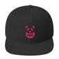 EzPanda® Classic Snapback Hat (Alternate Logo - Transparent Pink - 3D Puff)