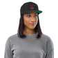 EzPanda® Classic Snapback Hat (Alternate Logo - Transparent Pink - 3D Puff)