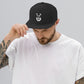 EzPanda® Classic Snapback Hat (Alternate Logo - Transparent White - 3D Puff)