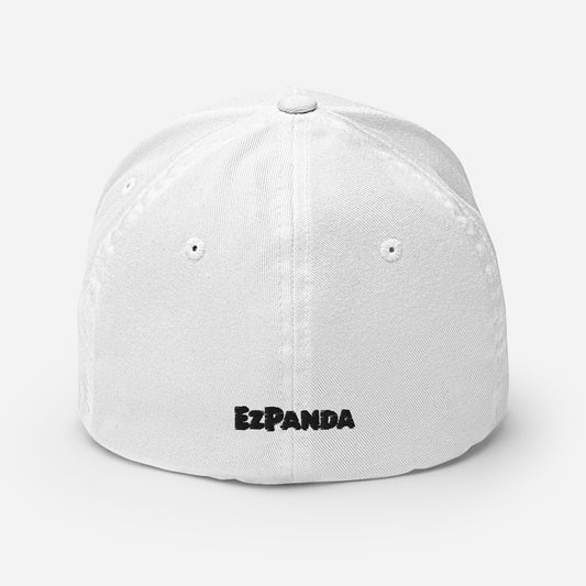 EzPanda® Classic Closed-Back Cap (Alternate Logo - Black and White)
