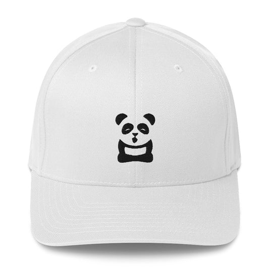 EzPanda® Classic Closed-Back Cap (Original Logo - Black and White)