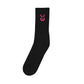 EzPanda® Classic Crew Socks (Alternate Logo - Transparent Pink)