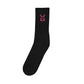 EzPanda® Classic Crew Socks (Original Logo + Name - Transparent Pink)