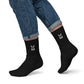 EzPanda® Classic Crew Socks (Original Logo - Transparent White)