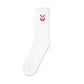EzPanda® Classic Crew Socks (Alternate Logo - Transparent Pink)