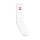 EzPanda® Classic Crew Socks (Alternate Logo - Transparent Pink)