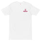 EzPanda® Men's Premium Oversized T-Shirt (Alternate Logo + Name - Transparent Pink - Toronto)
