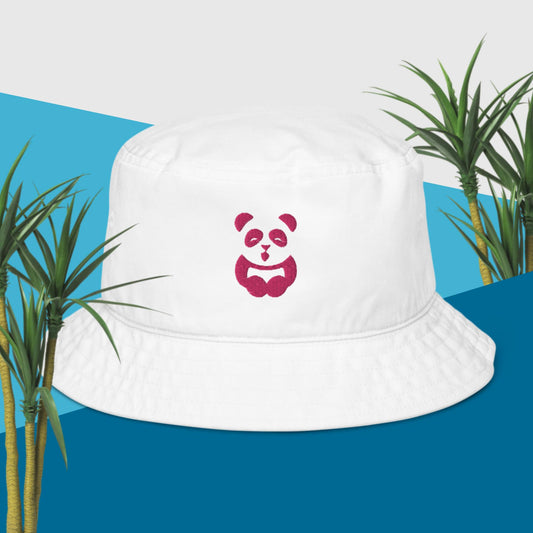 EzPanda® Classic Eco-Friendly Bucket Hat (Alternate Logo - Transparent Pink)