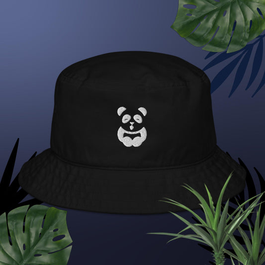 EzPanda® Classic Eco-Friendly Bucket Hat (Alternate Logo - Transparent White)