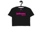 EzPanda™ Women's Organic Crop Top (Alternate Name + Tagline)