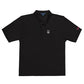 EzPanda® Men's Premium Polo Shirt (Alternate Logo - Transparent White)