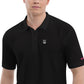 EzPanda® Men's Premium Polo Shirt (Alternate Logo - Transparent White)