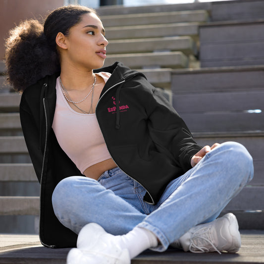 EzPanda® Unisex Classic Fleece Zip Up Hoodie (Alternate Logo - Transparent - Toronto)