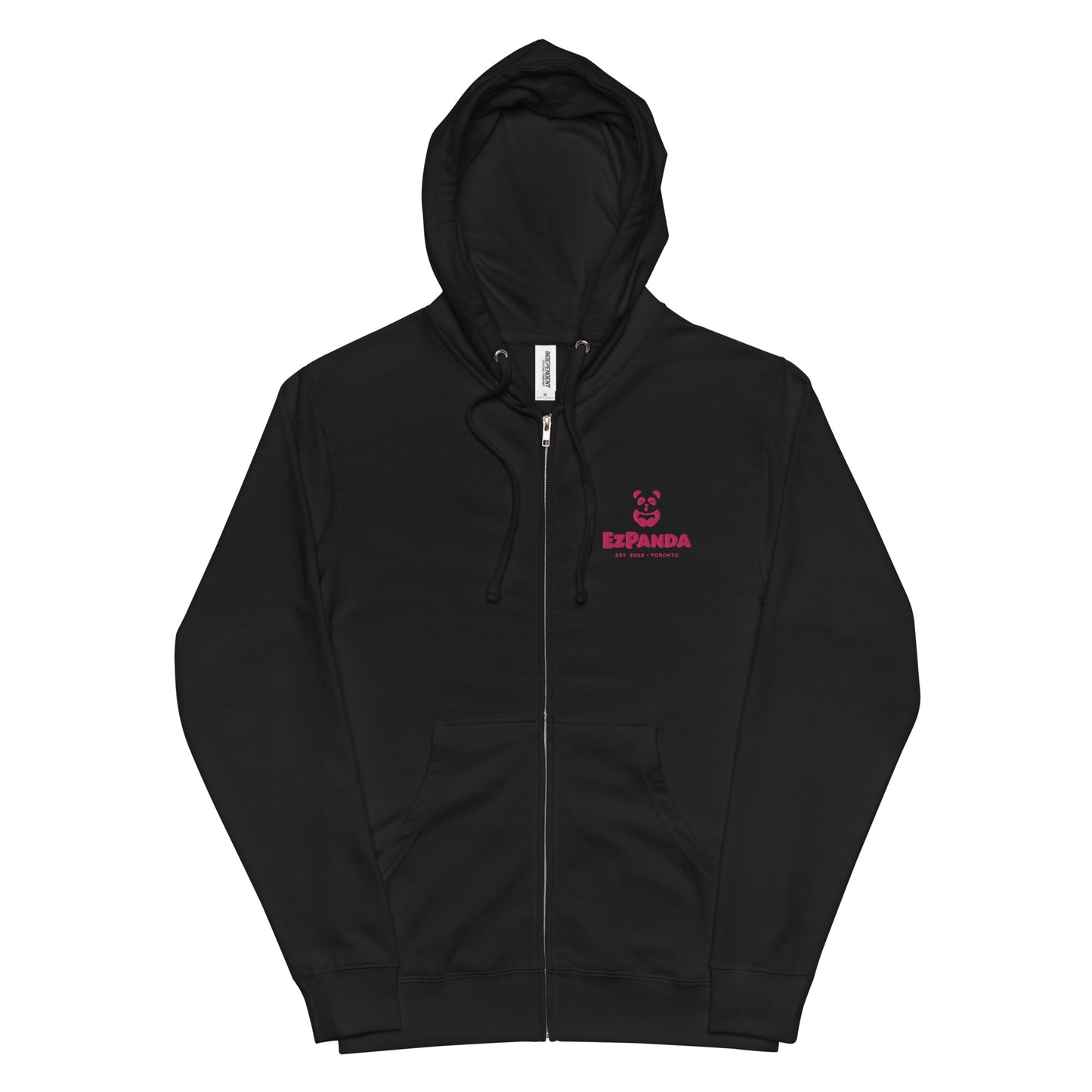 EzPanda® Unisex Classic Fleece Zip Up Hoodie (Alternate Logo - Transparent - Toronto)
