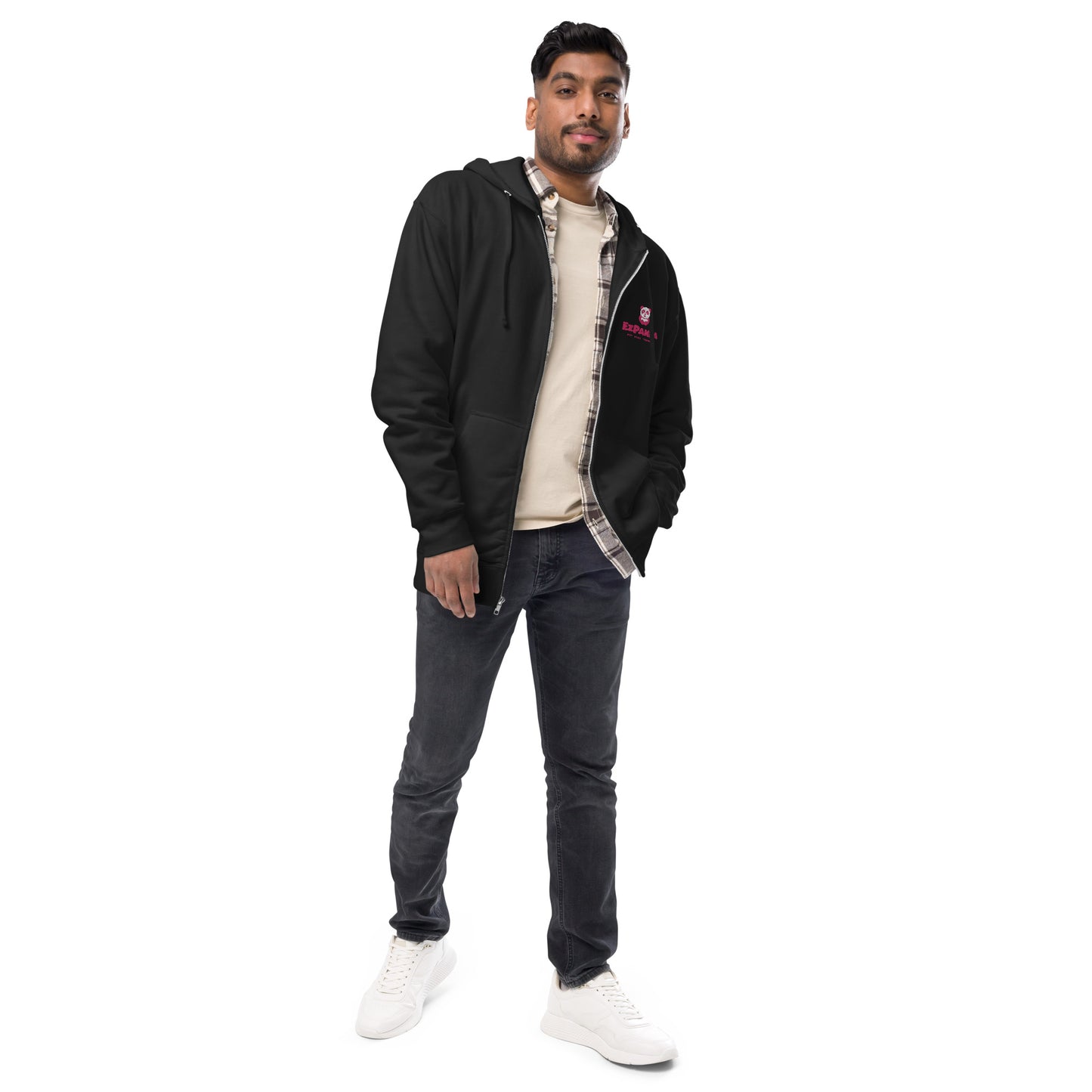 EzPanda® Unisex Classic Fleece Zip Up Hoodie (Alternate Logo - Toronto)