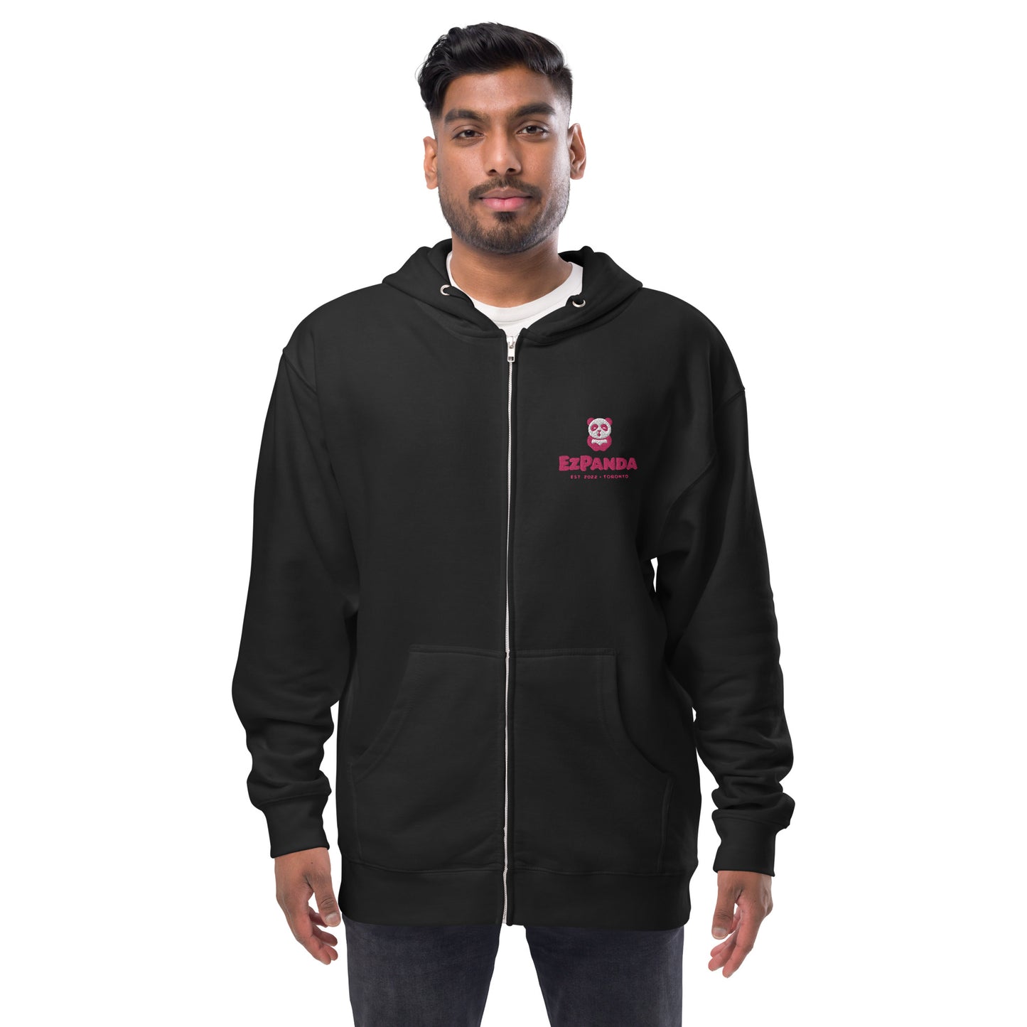 EzPanda® Unisex Classic Fleece Zip Up Hoodie (Alternate Logo - Toronto)