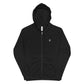 EzPanda® Unisex Classic Fleece Zip Up Hoodie (Alternate Logo - Transparent White)