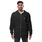 EzPanda® Unisex Classic Fleece Zip Up Hoodie (Alternate Logo - Transparent White)