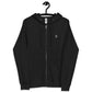 EzPanda® Unisex Classic Fleece Zip Up Hoodie (Original Logo - Transparent White)