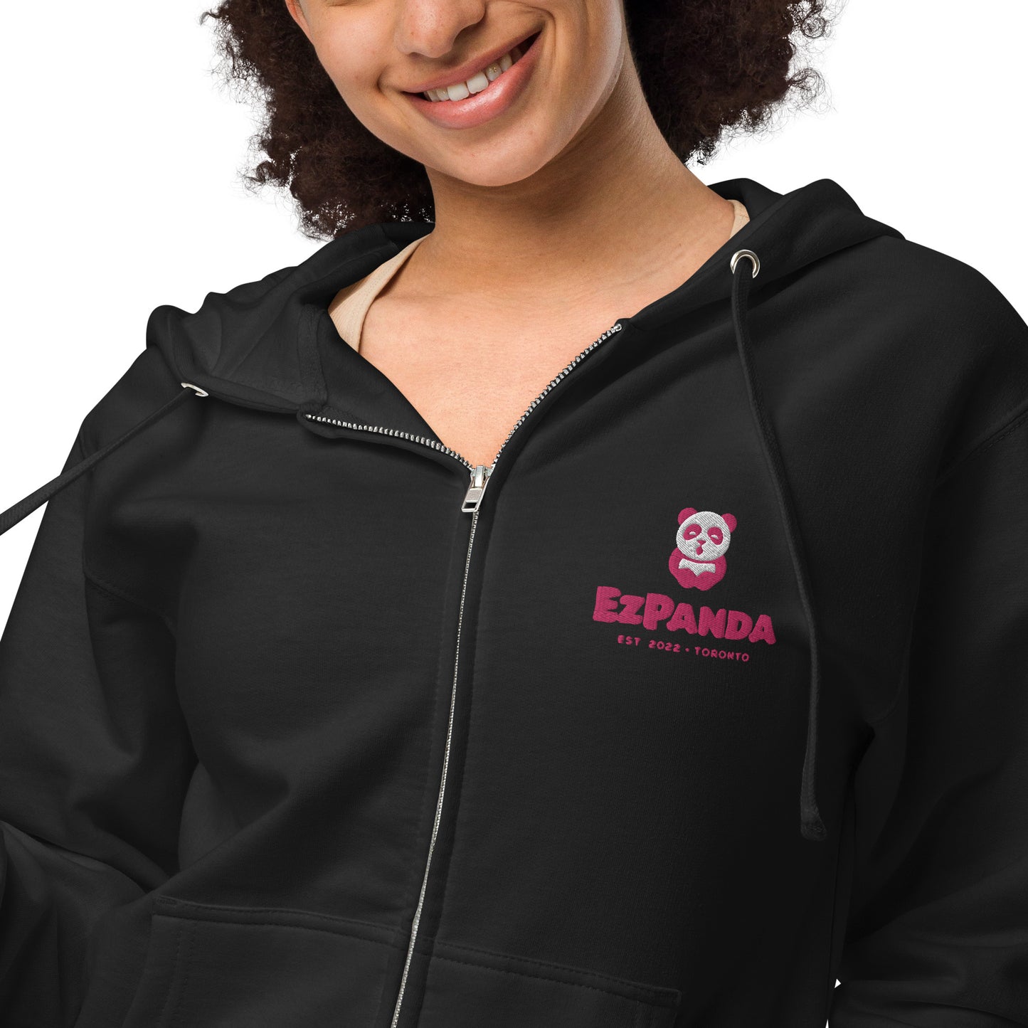 EzPanda® Unisex Classic Fleece Zip Up Hoodie (Alternate Logo - Toronto)