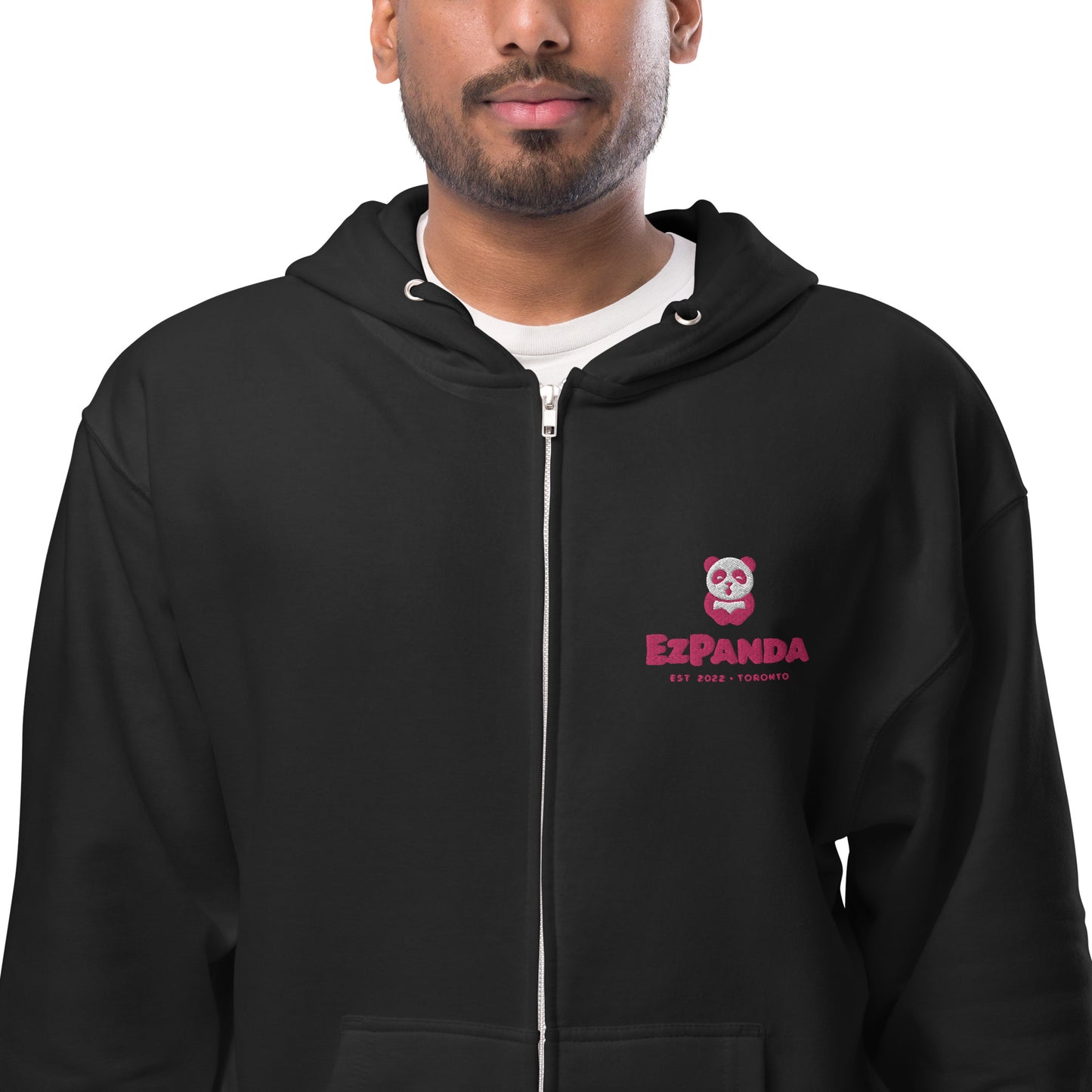 EzPanda® Unisex Classic Fleece Zip Up Hoodie (Alternate Logo - Toronto)