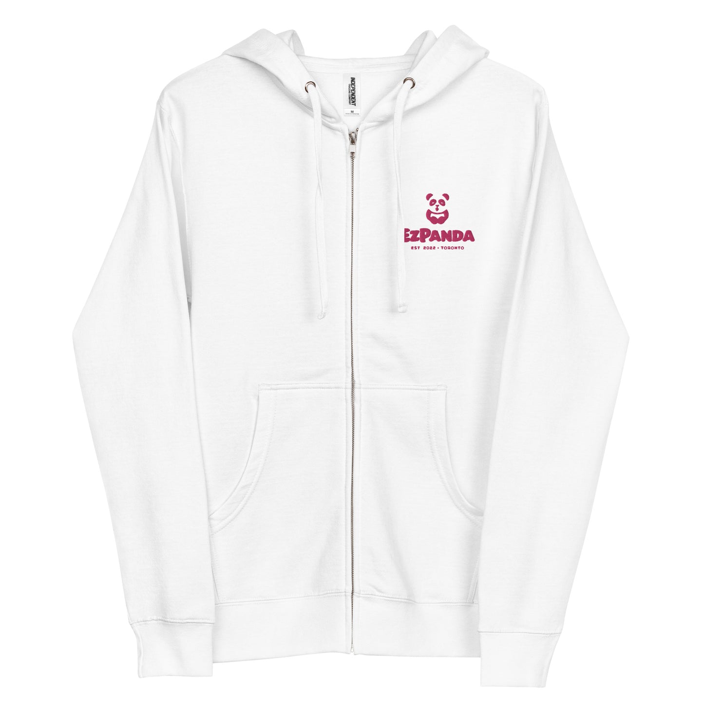 EzPanda® Unisex Classic Fleece Zip Up Hoodie (Alternate Logo - Transparent - Toronto)