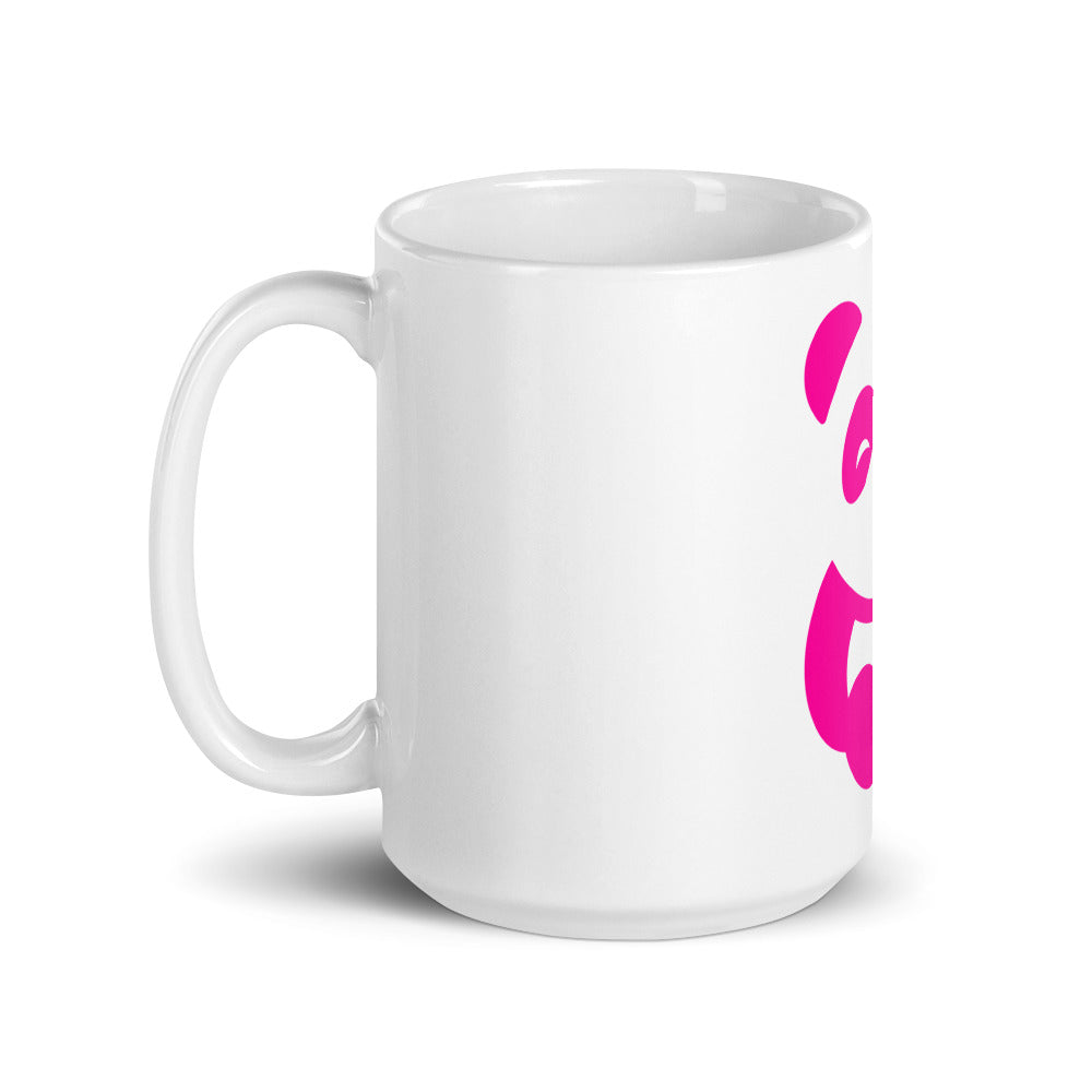 EzPanda® Classic Coffee Mug (Alternate Logo - Transparent Pink)